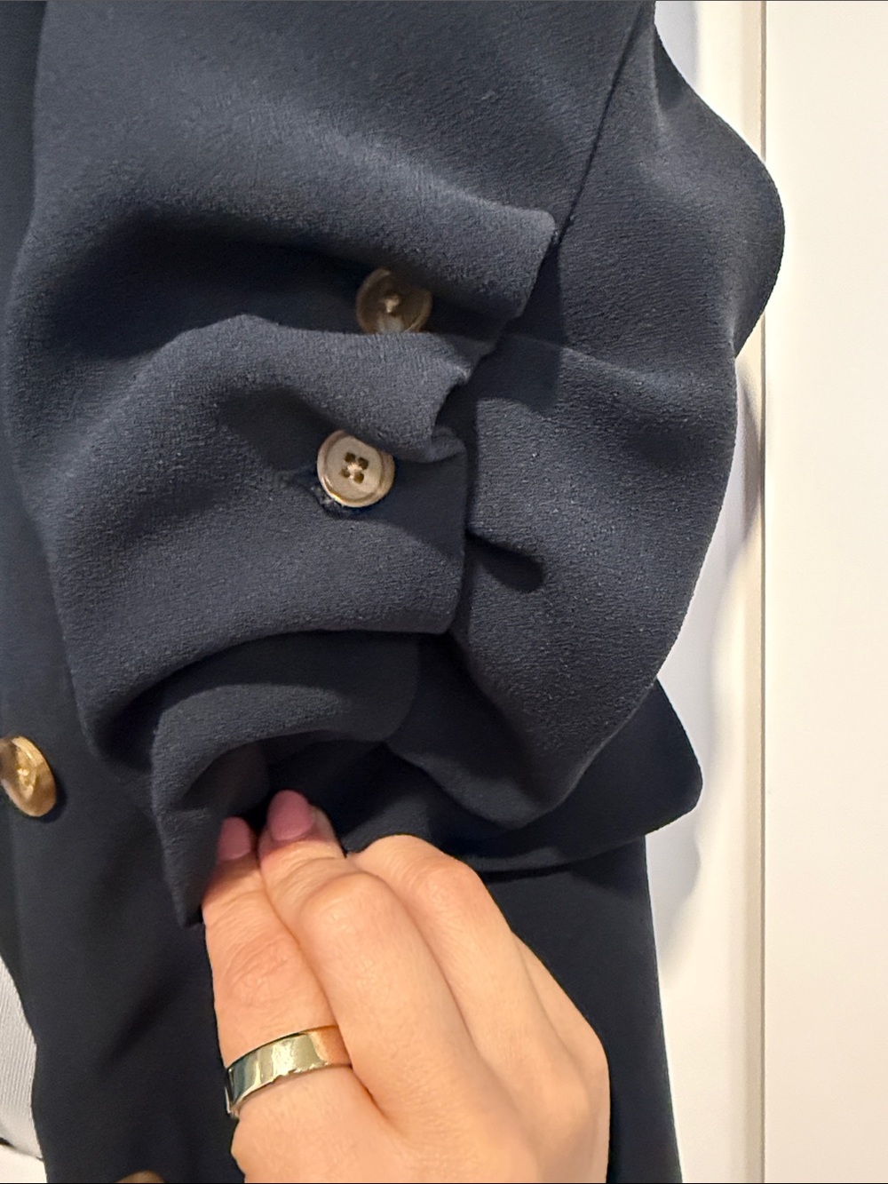 Anthropologie Cinched-Sleeve Blazer - Picture 4 of 5